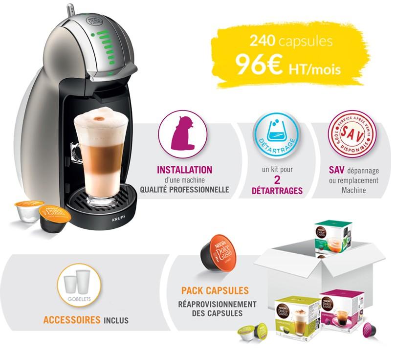 Offre machine à café Dolce gusto